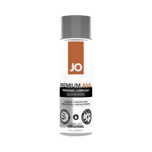 JO Premium Anal Original Silicone-Based Lubricant 8 oz.