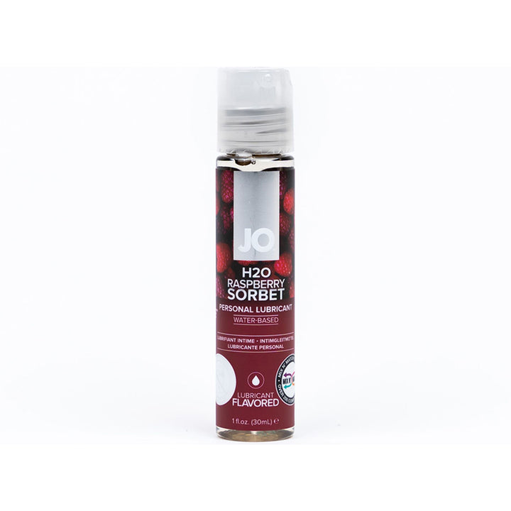 JO H2O Raspberry Sorbet Flavored Water-Based Lubricant 1 oz.