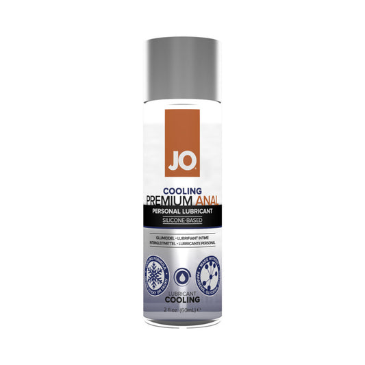 JO Premium Anal Cooling Silicone-Based Lubricant 2 oz.