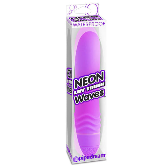 Pipedream Neon Luv Touch Waves Waterproof Vibrator Purple