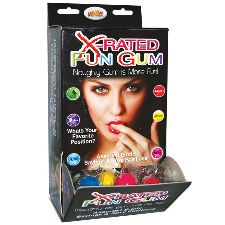 X-Rated Fun Gum Wall Mount DP (90pcs)