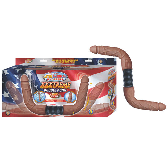 Latin American Whoppers Xxxtreme Vibrating and Fully Bendable Double Dong