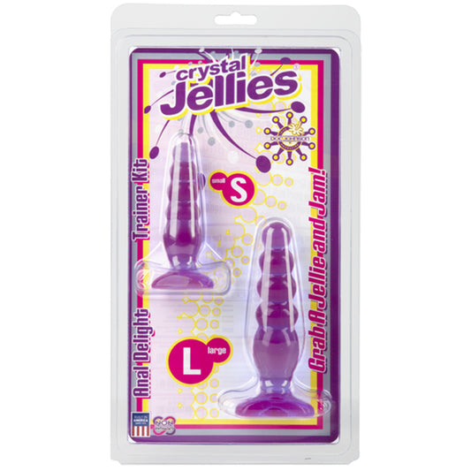 Crystal Jellies - Anal Delight Trainer Kit Purple