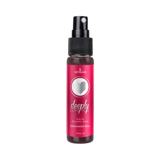 Sensuva Deeply Love You Throat Relaxing Spray Cinnamon Roll 1 oz.