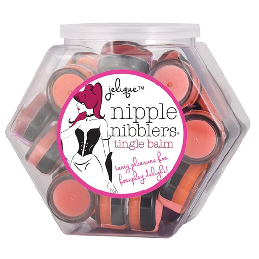 Jelique Nipple Nibbler Tingle Balm 3gr Asst. Flavors (36/Bowl)