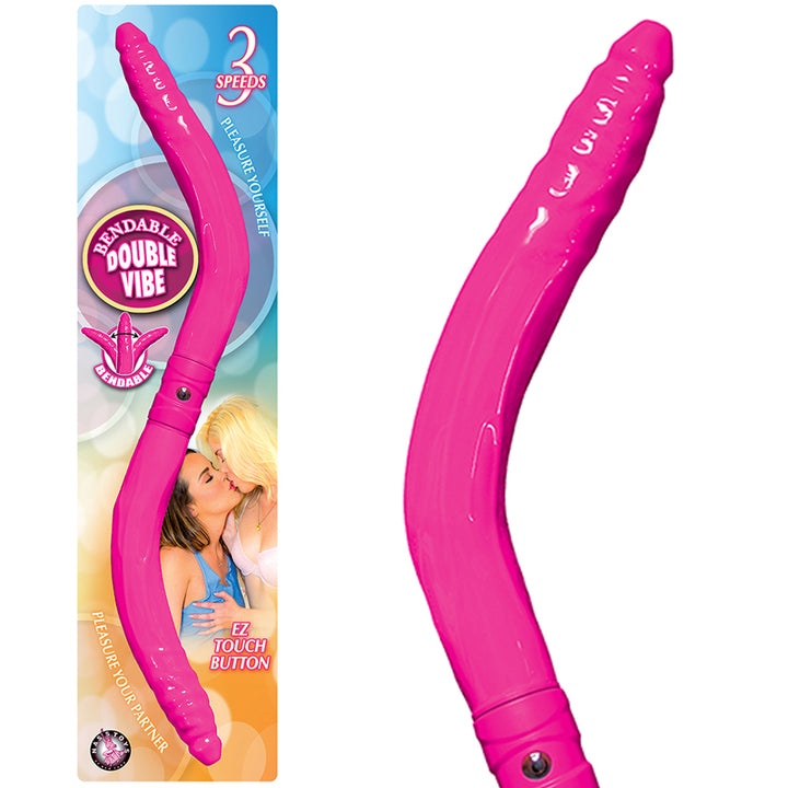 Bendable Double Vibe Waterproof Pink