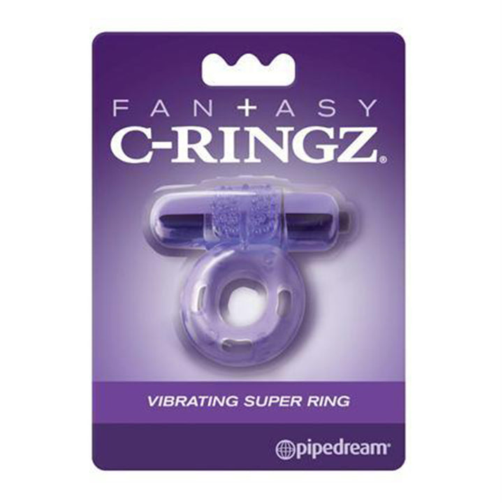 Pipedream Fantasy C-Ringz Vibrating Super Ring Purple