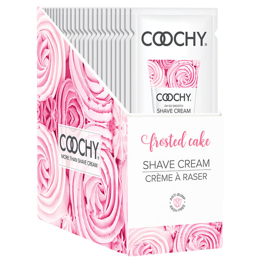 Coochy Shave Cream Frosted Cake 24pc Foil Display