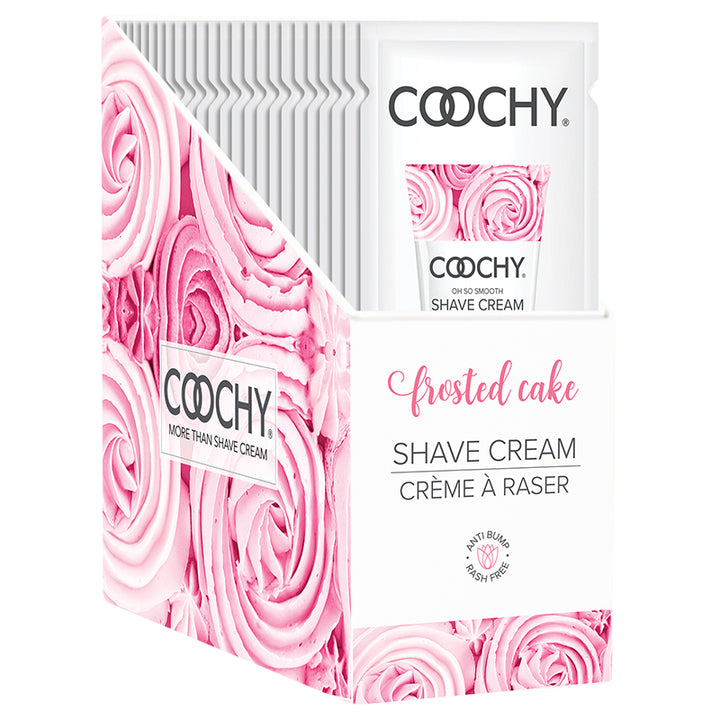 Coochy Shave Cream Frosted Cake 24pc Foil Display