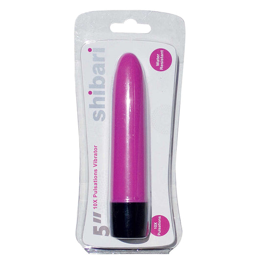 10X Pulsations Vibrator 5in Pink