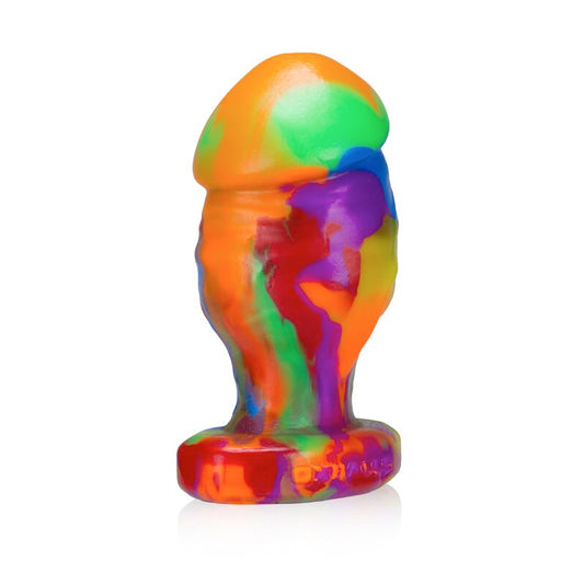 OxBalls Honcho-2, Buttplug, Medium, Rainbow