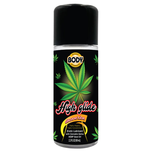 High Glide Erotic Silicone Lubricant 2.3 oz bottle