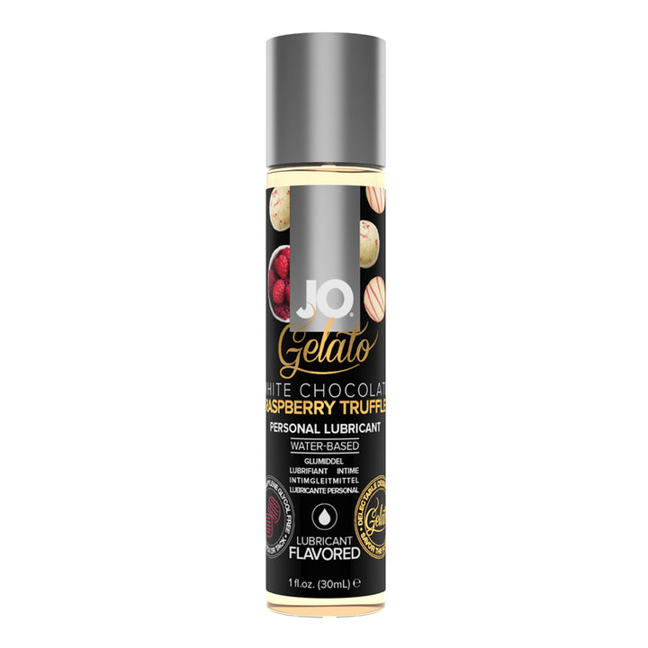 JO Gelato White Chocolate Rasberry Truffle Water-Based Lubricant 1 oz.