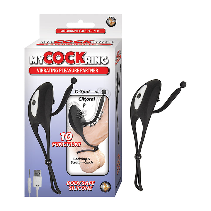 My Cockring Vibrating Pleasure Partner - Black