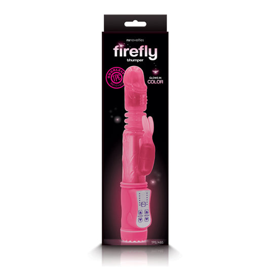 Firefly Thumper Thrusting Rabbit Vibrator Pink