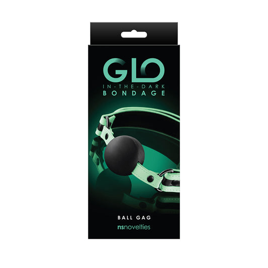 GLO Bondage Ball Gag Green