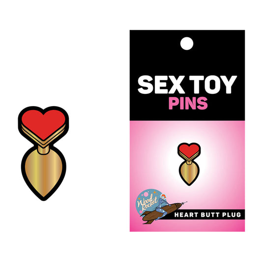 Sex Toy Pin Heart Butt Plug