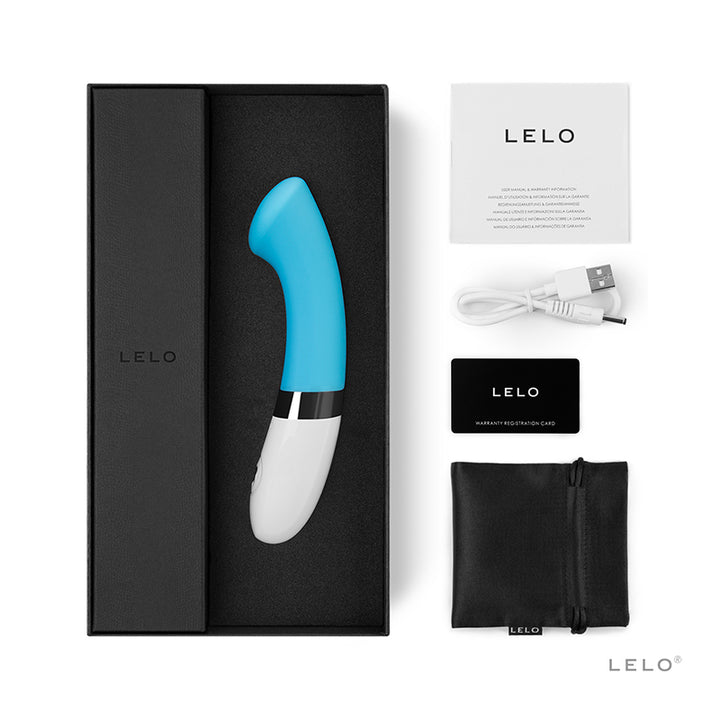 LELO GIGI 2 Rechargeable G-Spot Vibrator Turquoise Blue