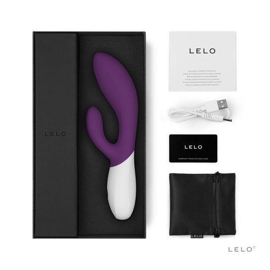 LELO INA WAVE 2 Rechargeable Dual Stimulator Plum