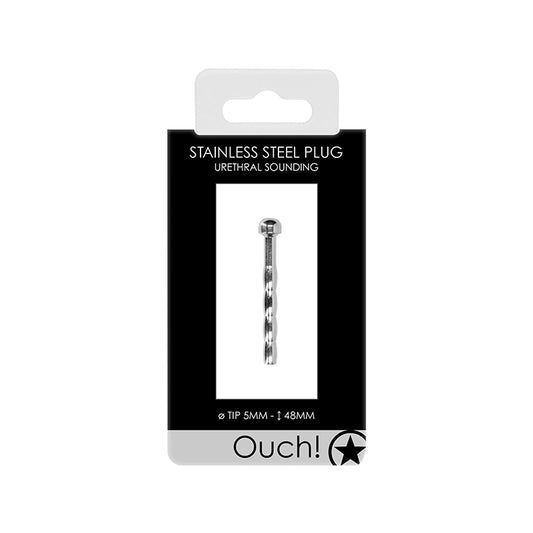 Ouch! Urethral Sounding Stainless Steel Plug 5 mm