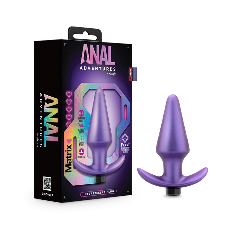 Anal Adventures Matrix Interstellar Plug Astro Violet