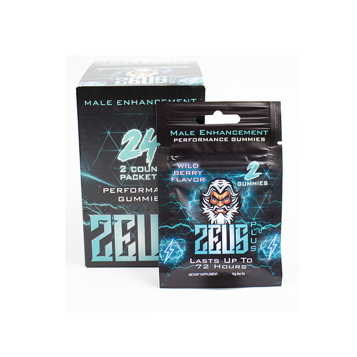 Zeus Plus Male Supplement Gummies Wildberry 2pk (24/DP)