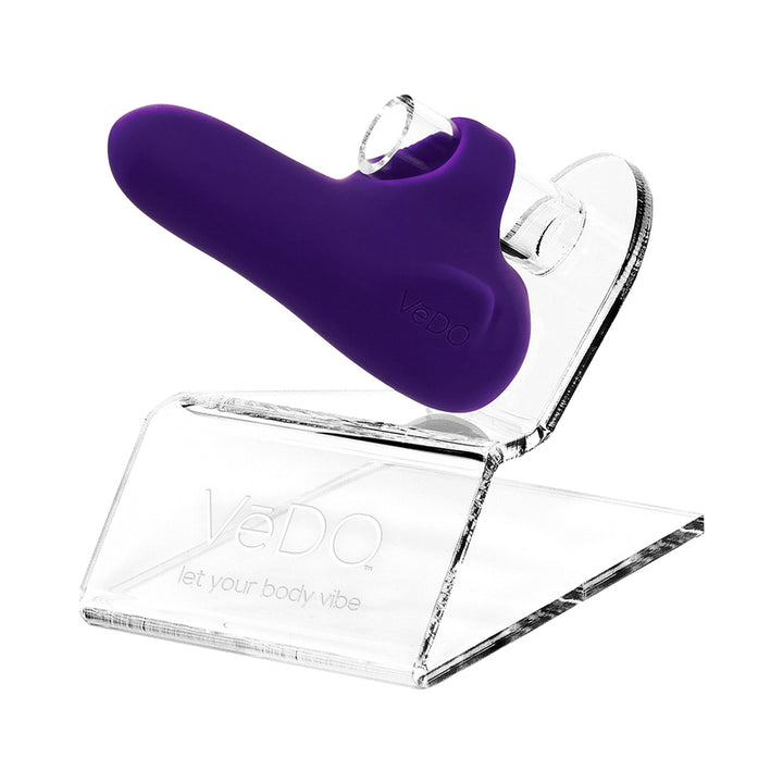 VeDO Fini Rechargeable Bullet Vibe Purple Tester