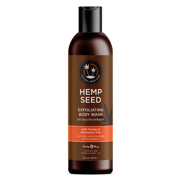 Earthly Body Hemp Seed Exfoliating Body Wash 8oz